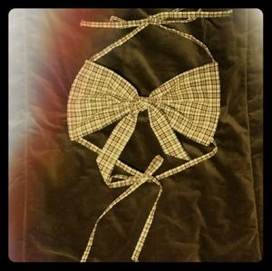 TABULA RISSA. Plaid Crop top.